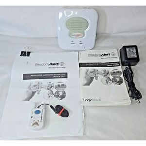 LogicMark 35911 Freedom Alert Emergency System Hub Pendant Manual No Holsters